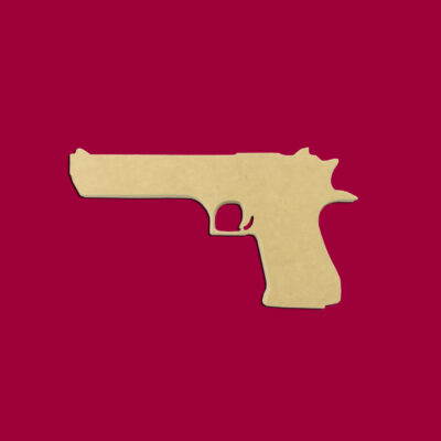 10" Glock Handgun 9mm Gun Unfinished DIY Wood Craft To Sell Ready to Paint Wood Wooden Cutout