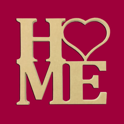 12” Home Heart Cutout w/ 5" Insert Options Times New Roman Unfinished DIY Wood Craft To Sell Ready to Paint Wood Wooden Cutout