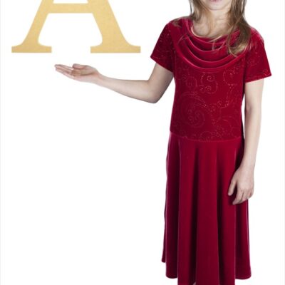 Times New Roman 16" Letter A