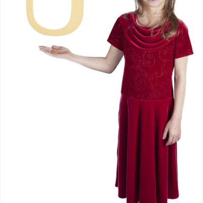 Times New Roman 16" Letter U