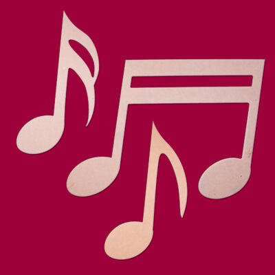 20" Eighth Sixteenth & Double Sixteenth  8th 16th Note Unfinished DIY Wood Craft To Sell Ready to Paint Wooden Cutout