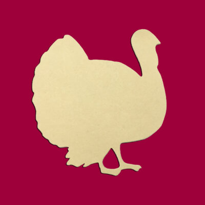 21" Thanksgiving Turkey Door Hanger Unfinished DIY Wood Craft To Sell Ready to Paint Wood Wooden Cutout