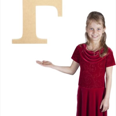 Times New Roman 24" Letter F