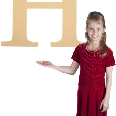 Times New Roman 24" Letter H