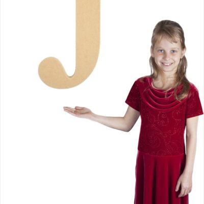 Times New Roman 24" Letter J