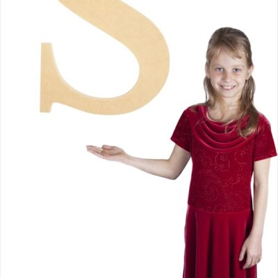 Times New Roman 24" Letter S