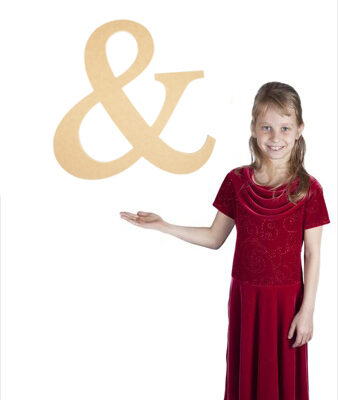 Times New Roman Letters 24" Ampersand (&)