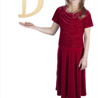 Curly Letters 10" Letter D