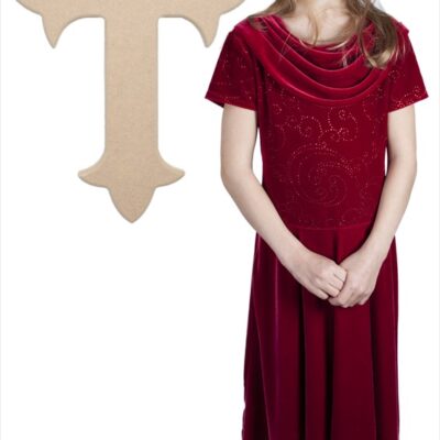 Fleur De Lis Cross (24x16)