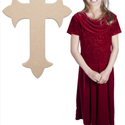 Fleur De Lis Cross (30x22)