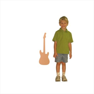 Small Fender Strat Guitar (24x10)