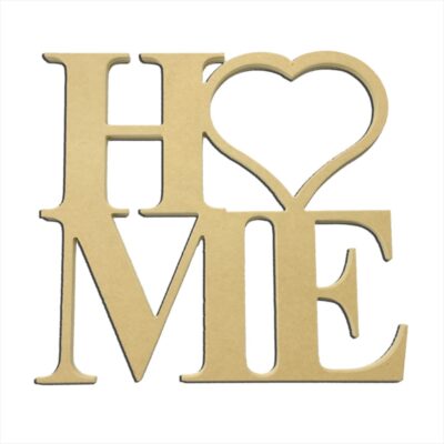 22" Home Heart Cutout