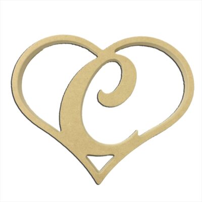 9" Script Letter C Insert