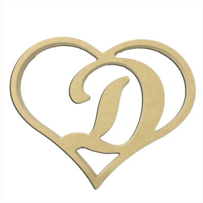 9" Script Letter D Insert