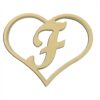 9" Script Letter F Insert