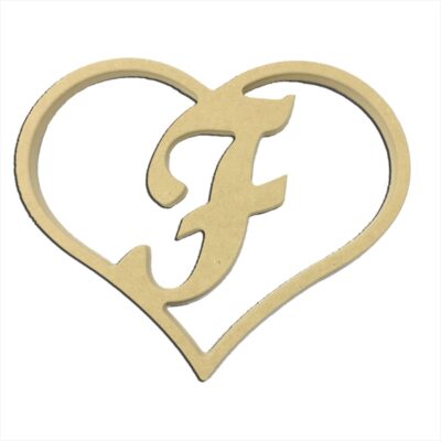 9" Script Letter F Insert