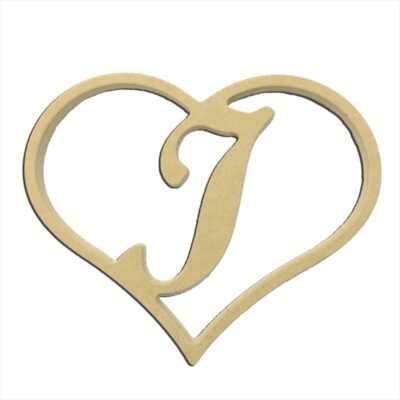 9" Script Letter J Insert