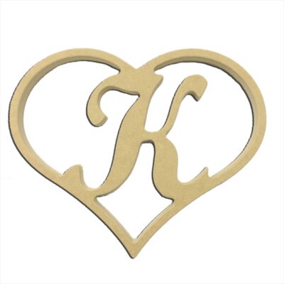9" Script Letter K Insert