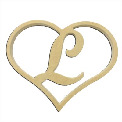 9" Script Letter L Insert