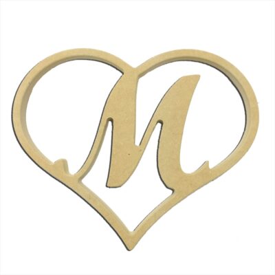 9" Script Letter M Insert