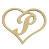 9" Script Letter P Insert