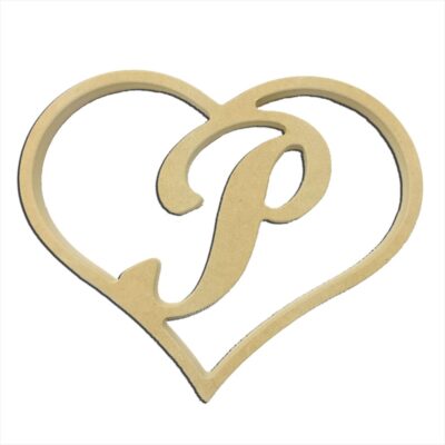 9" Script Letter P Insert