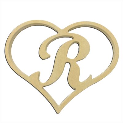 9" Script Letter R Insert