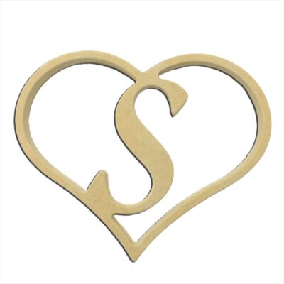 9" Script Letter S Insert