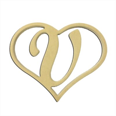 9" Script Letter V Insert