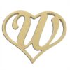 9" Script Letter W Insert