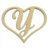 9" Script Letter Y Insert