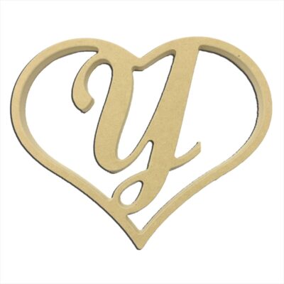 9" Script Letter Y Insert
