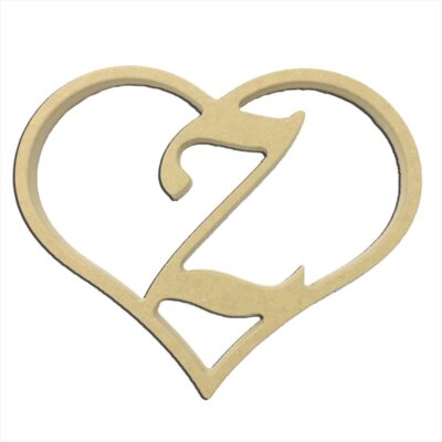 9" Script Letter Z Insert