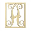 14" Monogram Capital Letter A