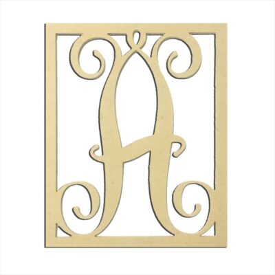 14" Monogram Capital Letter A