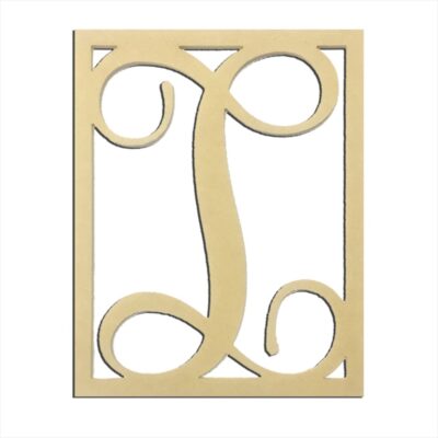 14" Monogram Capital Letter I