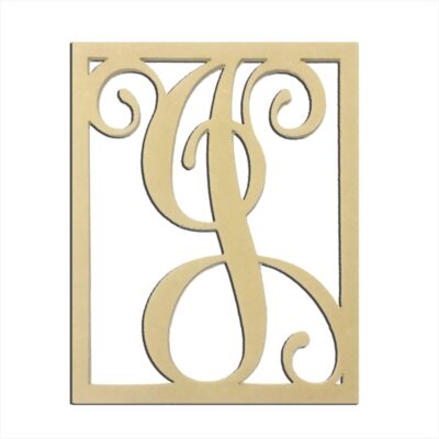 14" Monogram Capital Letter J