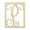 14" Monogram Capital Letter P