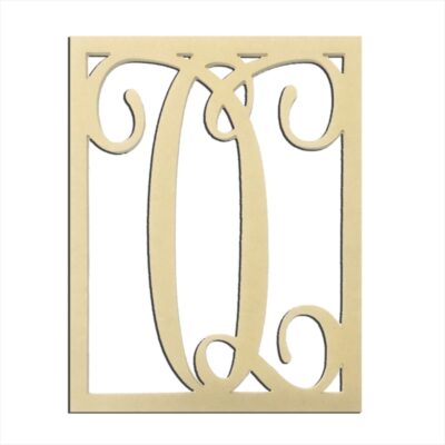 14" Monogram Capital Letter Q