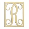 14" Monogram Capital Letter R
