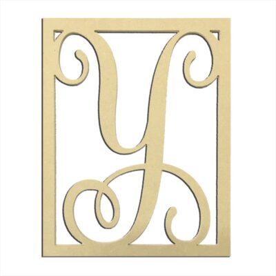 14" Monogram Capital Letter Y