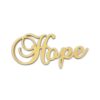 10" Script Cursive Text Word (Hope)