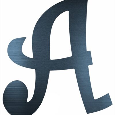 Curly Letter A (4")
