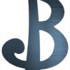 Curly Letter B (2")