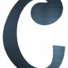 Curly Letter C (4")