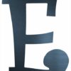 Curly Letter E (2")