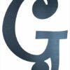 Curly Letter G (4")