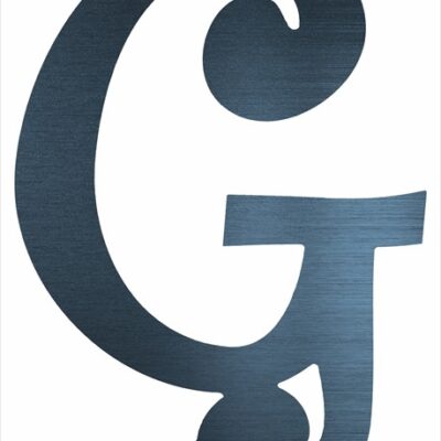 Curly Letter G (2")