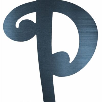 Curly Letter P (2")