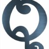 Curly Letter Q (2")